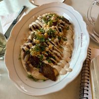 Vegan shawarma  at Cafe Landwer - Cleveland Circle in Boston