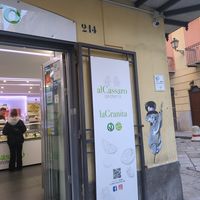 Entrance at Gelateria Al Cassaro in Palermo