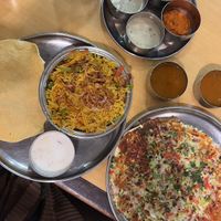 Biryani and uttapam, fresh and delicious.  at Sagar Ratna - Connaught Place in New Delhi