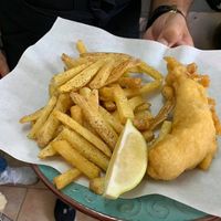Vegan Fish and Chips at The Forest in Oroklini