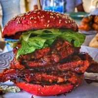 Seitan made from scratch The Vegan katsamoto a take on crispy chilli beef  at The Forest in Oroklini