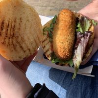 Cheese rocket kroket at Raaks in Den Burg