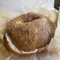   at Bagelsaurus in Cambridge