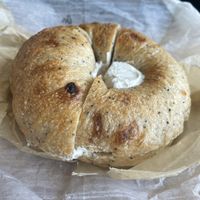   at Bagelsaurus in Cambridge