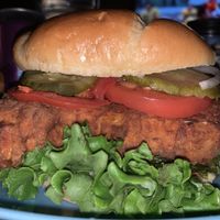 Fried cauliflower sandwich  at Your Vegan Chef in Dayton
