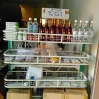 Selection of available foods. at Vegan Store in Ubun Rachatani