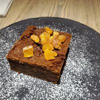 Rum cake - not much flavor #Veganuary at MILA in Vancouver