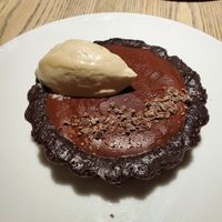 Chocolate cherry tart #Veganuary at MILA in Vancouver