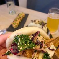 Tofu bao  at MILA in Vancouver