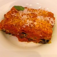 Lasagna  at MILA in Vancouver