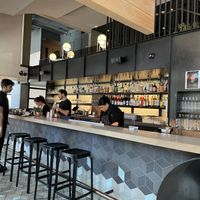 Bar seating   at MILA in Vancouver