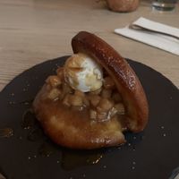 Apple Pie Bao Bun  at MILA in Vancouver