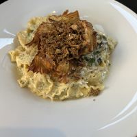 Really dry pasta that came out cold.   at MILA in Vancouver