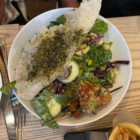 Edamame salad at MILA in Vancouver