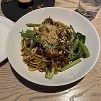 Dan Dan noodles  at MILA in Vancouver