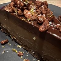 Peanut butter cup pie  at MILA in Vancouver