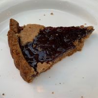 Vegan blueberry pie at Ciro and Sons in Florence