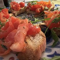 Vegan Bruschetta  at Ciro and Sons in Florence