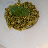 tagliatelle pesto at Ciro and Sons in Florence