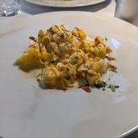 Ravioli with Pecarino and pear at Ciro and Sons in Florence