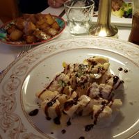 Ravioli filled with pear...yumyum at Ciro and Sons in Florence