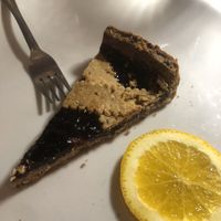 Tart for dessert   at Ciro and Sons in Florence