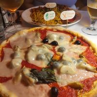 Vegan pizza! at Ciro and Sons in Florence