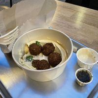 Pita bread is also included. 21.900  at Nimi's in Bogota