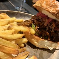 Burguer Pulled Mushrooms at Vrutal - Poblenou in Barcelona