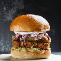 Chick'n Burger at Vrutal - Poblenou in Barcelona