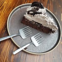 Nutella and oreo Vegan cake at Vrutal - Poblenou in Barcelona
