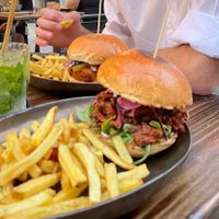 BBQ burger  at Vrutal - Poblenou in Barcelona