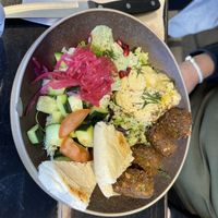 Middle Eastern salad  at Vrutal - Poblenou in Barcelona