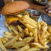 Blind date burger at Vrutal - Poblenou in Barcelona