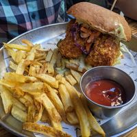 Chick'n burger at Vrutal - Poblenou in Barcelona