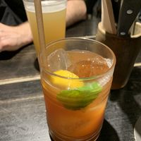 Passion fruit ice tea, so good  at Vrutal - Poblenou in Barcelona