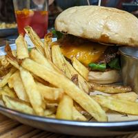 Pub's King Bean burger at Vrutal - Poblenou in Barcelona