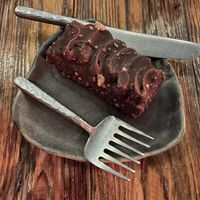 Snickers & weird fork  at Vrutal - Poblenou in Barcelona