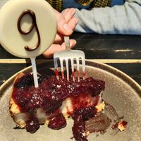 Pastís de formatge at Vrutal - Poblenou in Barcelona