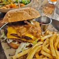 Double Smash Burger at Vrutal - Poblenou in Barcelona