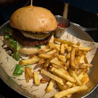 French kiss burger at Vrutal - Poblenou in Barcelona