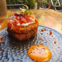 Tomato tapas at Vrutal - Poblenou in Barcelona