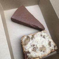 chocolate/apple cake and banana bread at Café Kuko in Munich