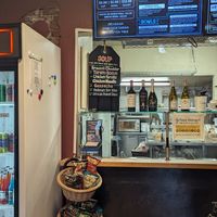 Soup options clearly labeled at Süp in Reno