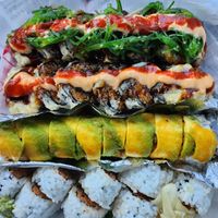 Vegan sushi rolls at Yanagi Sushi in Gilbert