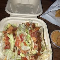 Shrimp Tacos 🌮 🍤  at The Krazy Vegan in Hallandale Beach