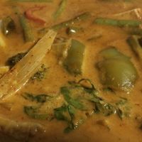Red curry at Janya's Thai Cuisine in Redding