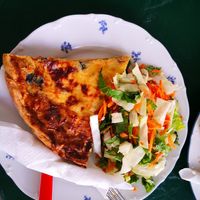veggie pie + salad 🤤 at Filomila in Athens