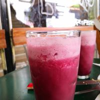 grapes ginger juice 🥤 at Filomila in Athens