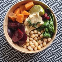 Oriental Bowl at Mi Chiamo Cafe in Esslingen